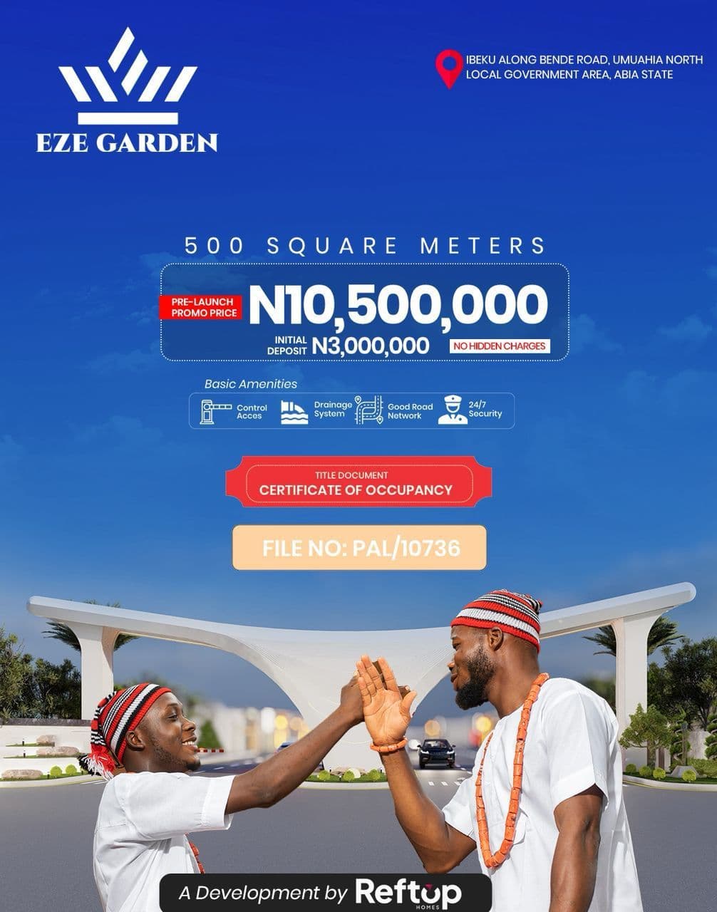 EZE GARDEN UMUAHIA | Premium Land for Sale with C of O in Abia State