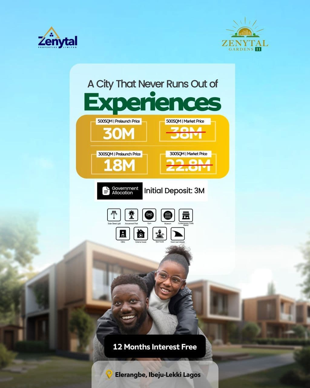 ZENYTAL GARDENS PHASE 2 ELERANGBE, IBEJU LEKKI