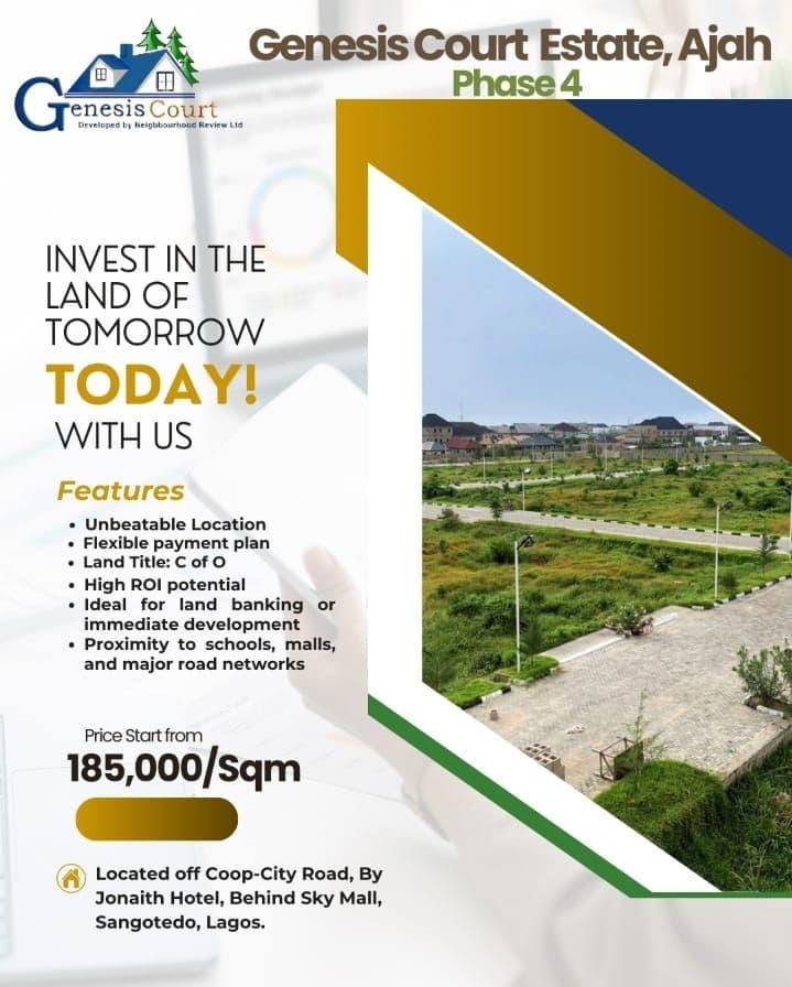 GENESIS COURT PHASE 4, SANGOTEDO, AJAH, LEKKI