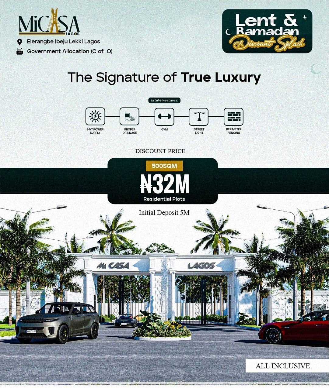 Mi CASA LAGOS, ELERANGBE IBEJU LEKKI LAGOS
